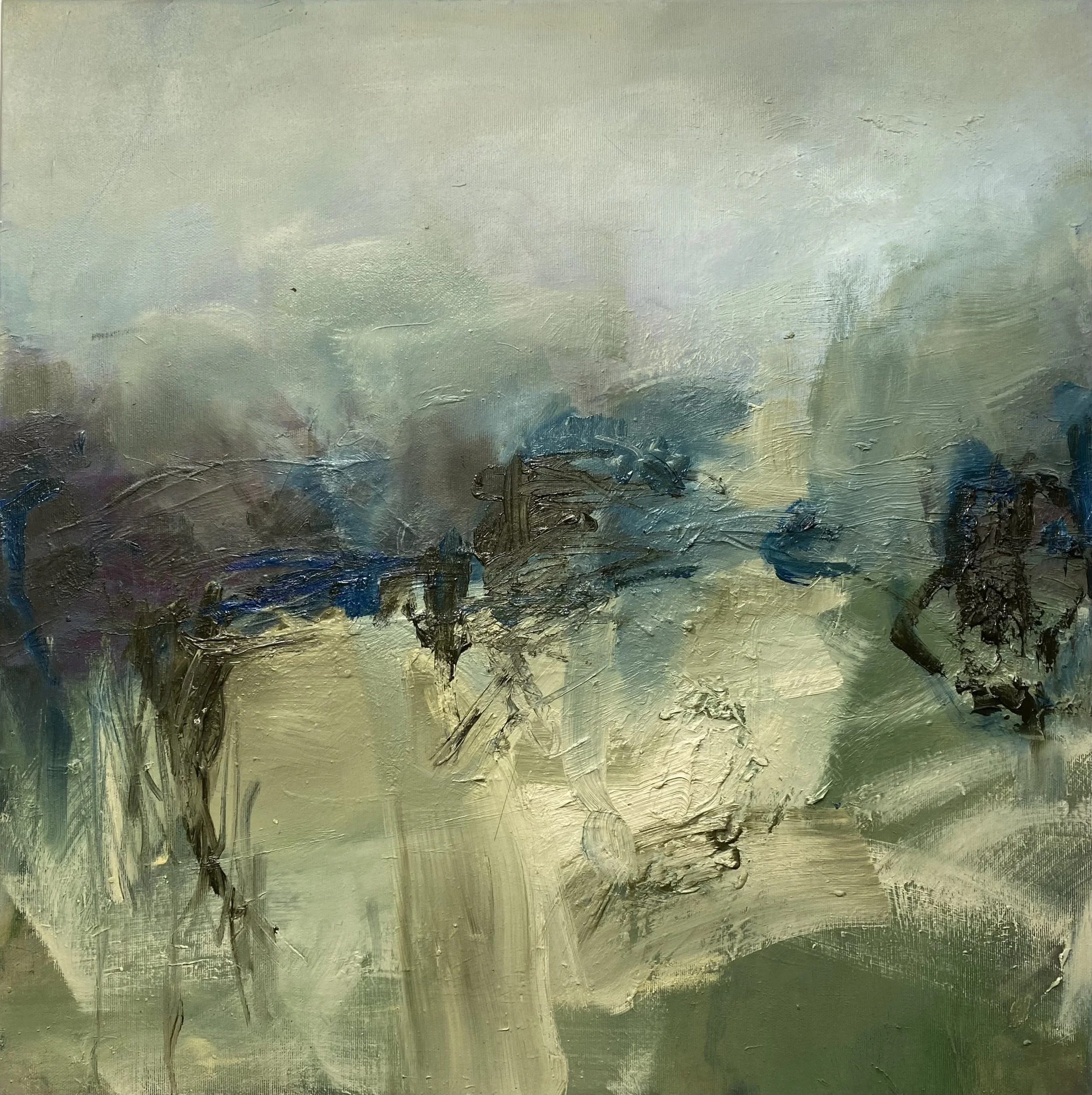 Faded memory, Oil on canvas, 60 x 60cm, 2025   £1,200