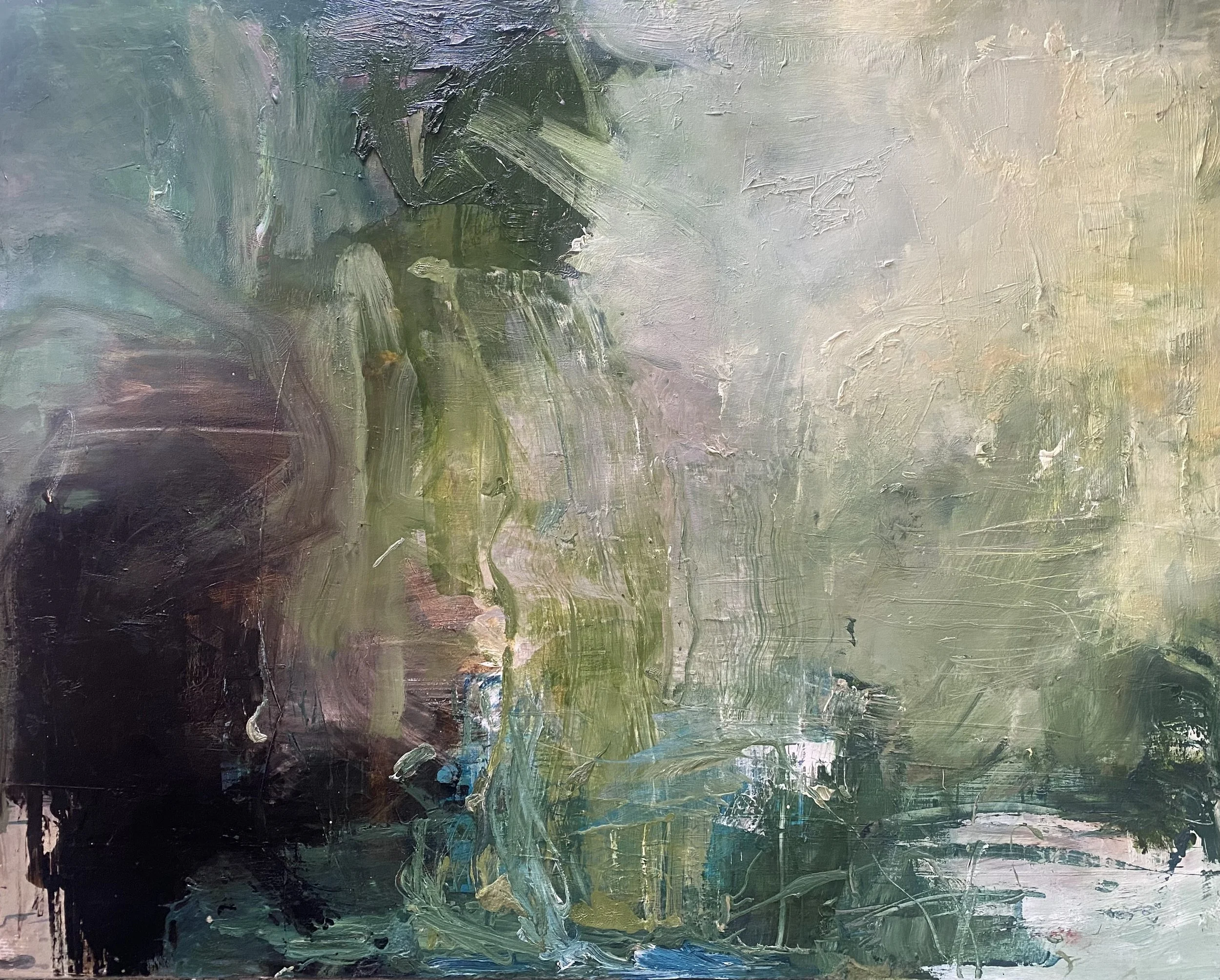 Canopy, 2023, Mixed materials on canvas, 150 x 120cm, £3,850