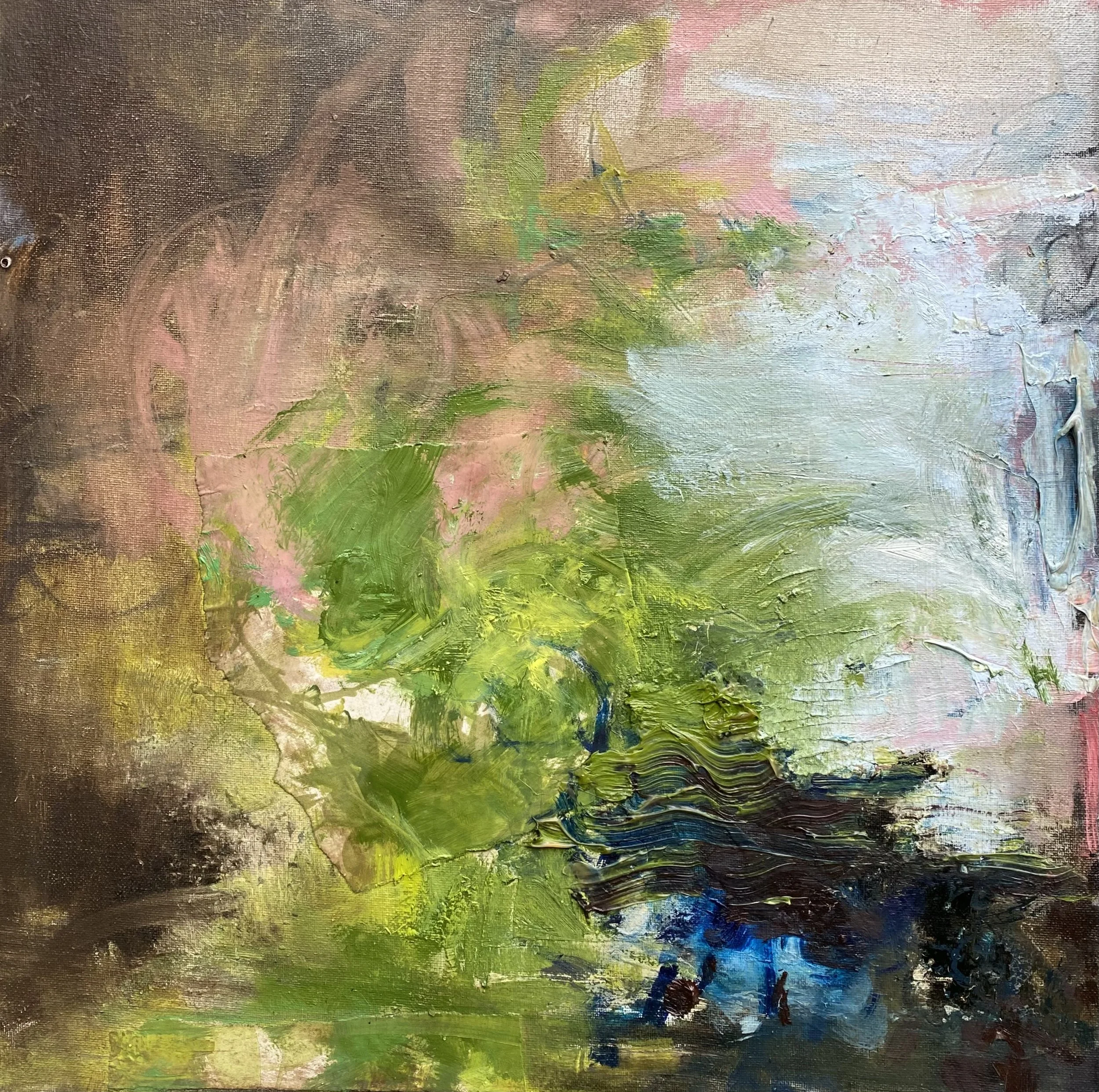 Body as earth I, Mixed materials on canvas, 2024