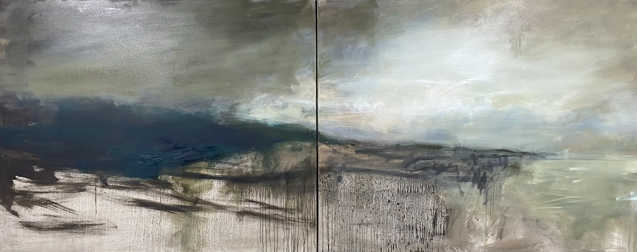 The passage of time, Oil on canvas, 2026, 120 x 300cm, £4,950