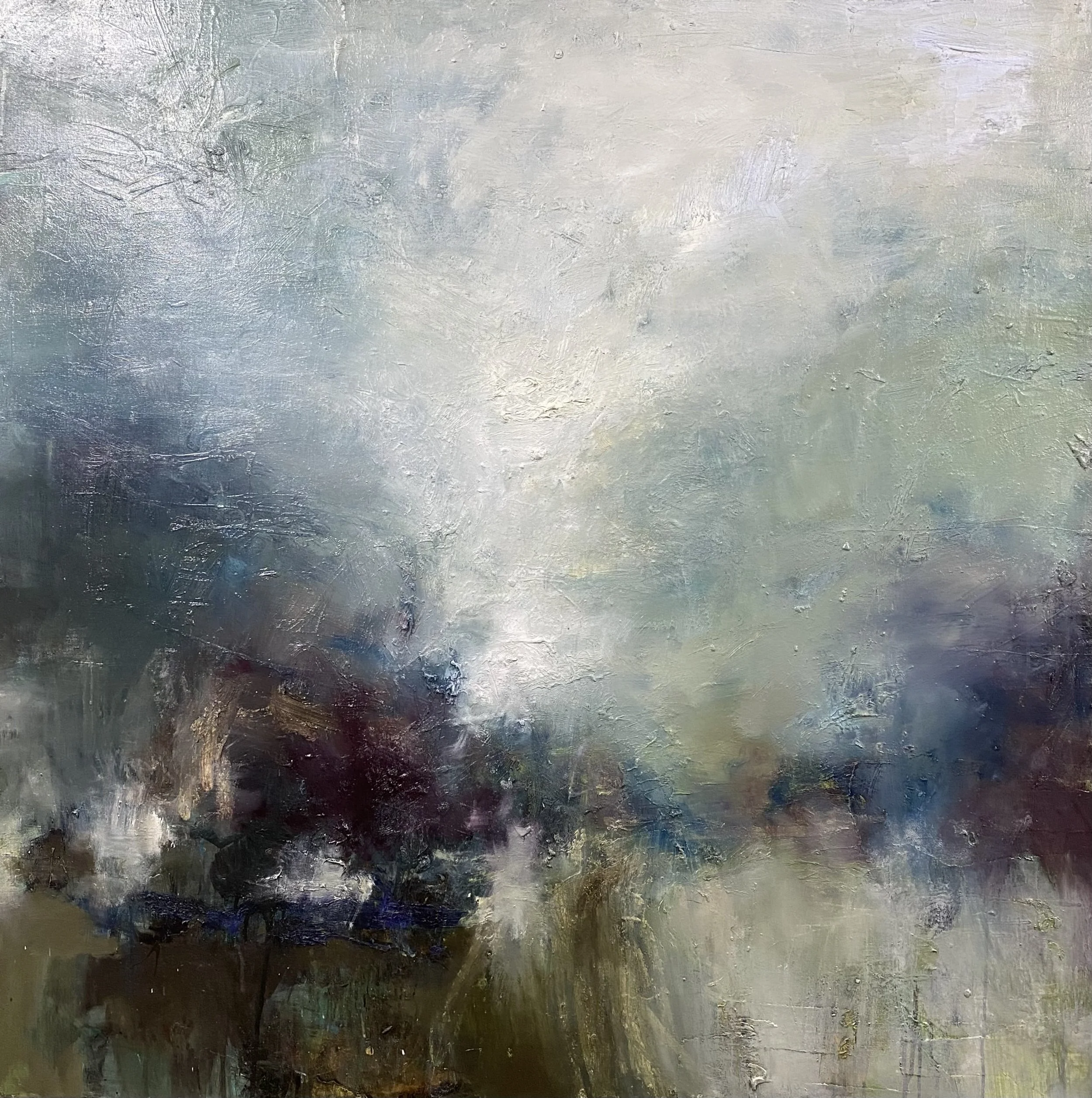 Returning, 2026, Oil on canvas, 100 x 100cm, £2,850