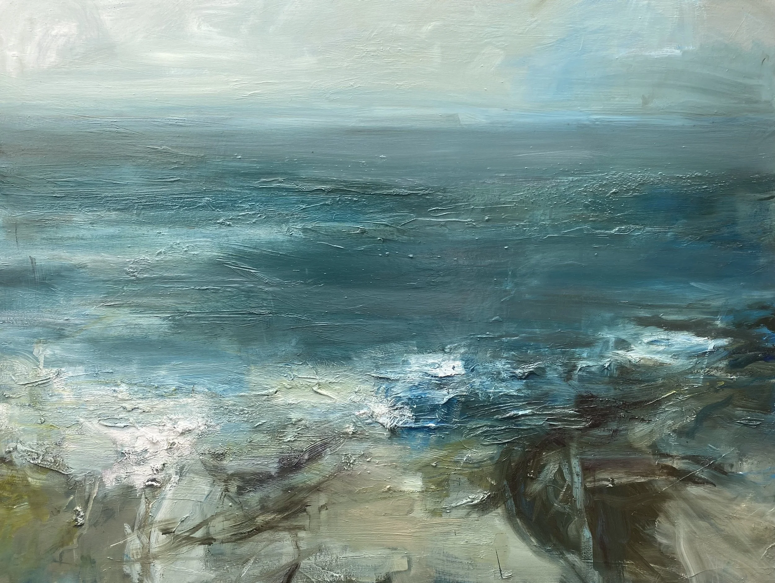 Sea longing, 2026, Oil on canvas, 120 x 90cm, £2995