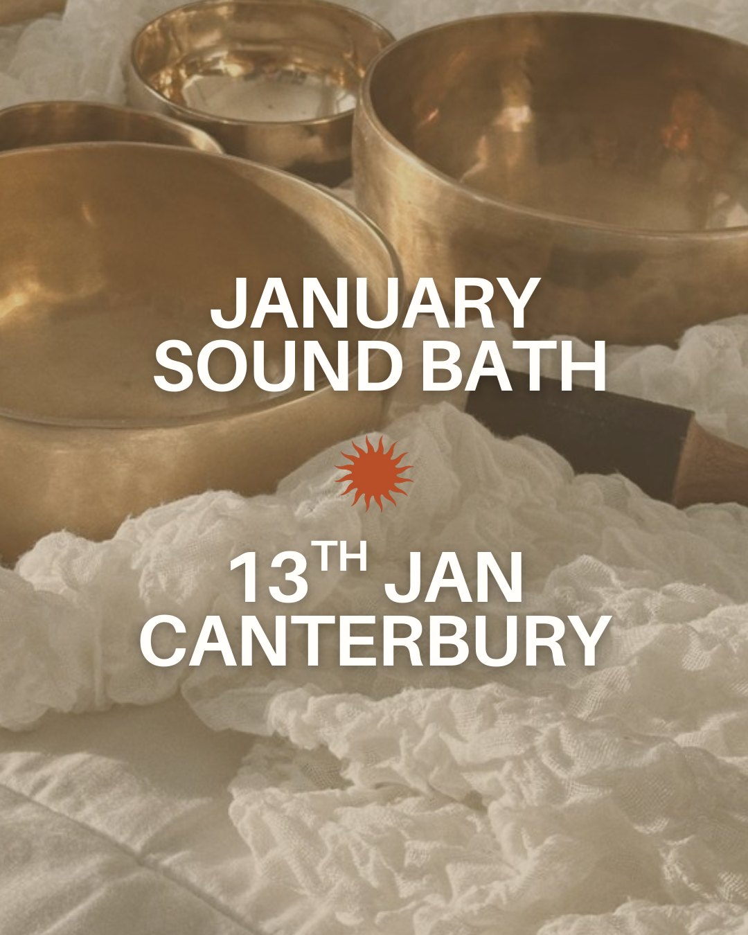 Canterbury Sound Bath 13th Jan