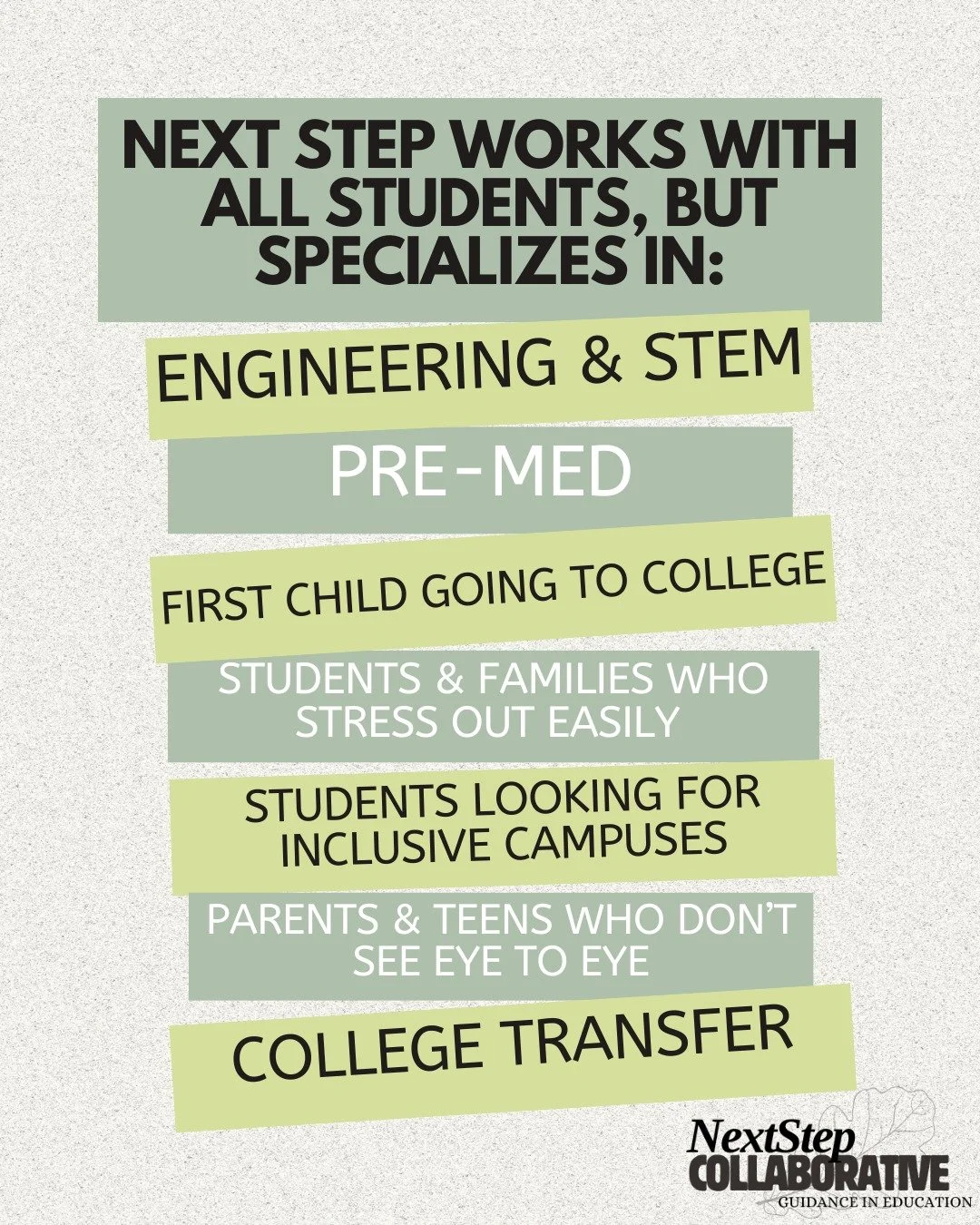 Drawing on our experience in university admissions, we are here and ready to work with you!

#collegeadmissions #classof2027 #educationalconsultant