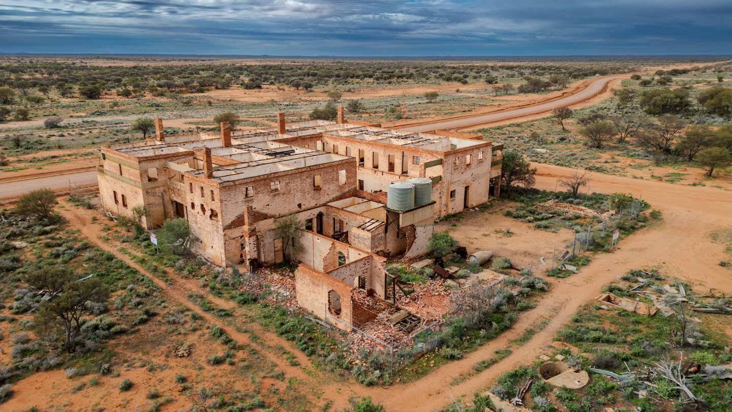 Once full of noise and laughter &mdash; now just wind through the walls. Big Bell Hotel.

#lostroads #bigbellhotel #ghosttown #westernaustralia #outbackwa #rawaustralia #explorewa #wanderout #aussieadventure #forgottenplaces #outbackphotography #wild