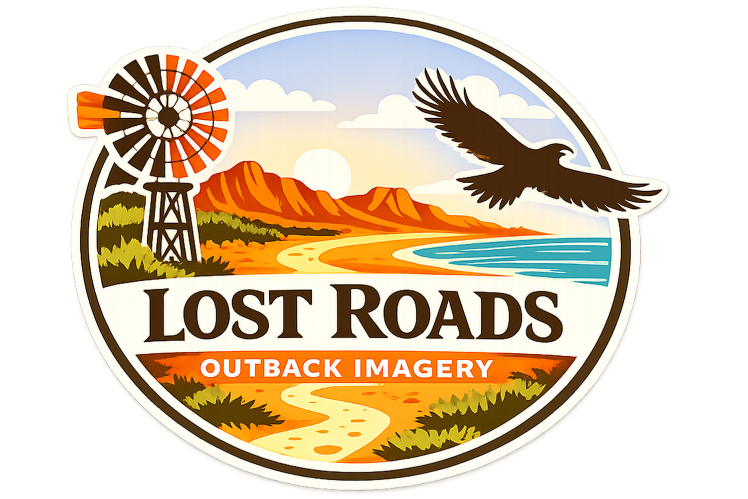 Lost Roads outback imagery