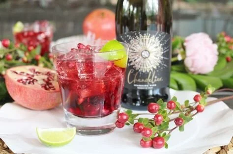 Create a Festive Sparkling Pomegranate Caipirinha for the Holidays