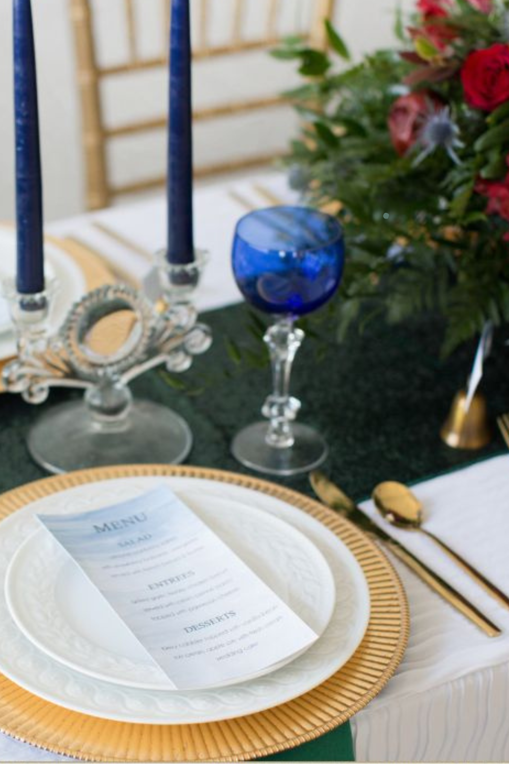 How to Add DIY Watercolor Details to a Tablescape
