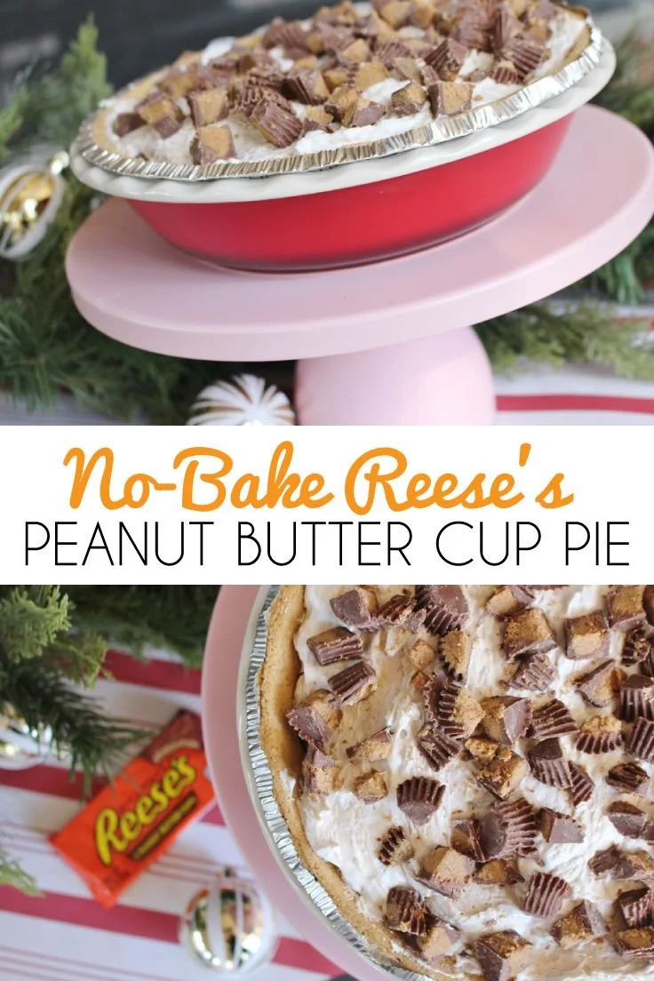 No-Bake Reese’s Peanut Butter Cup Pie