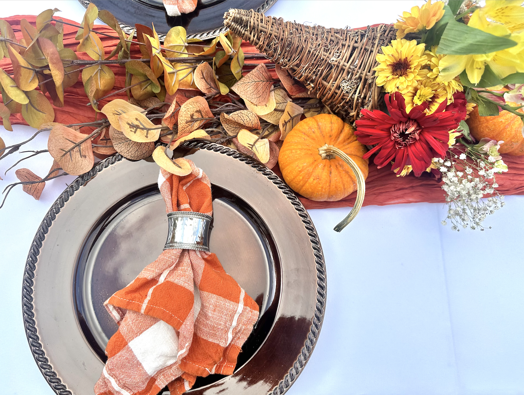 How to Make a Stunning Floral Cornucopia for Your Thanksgiving Table