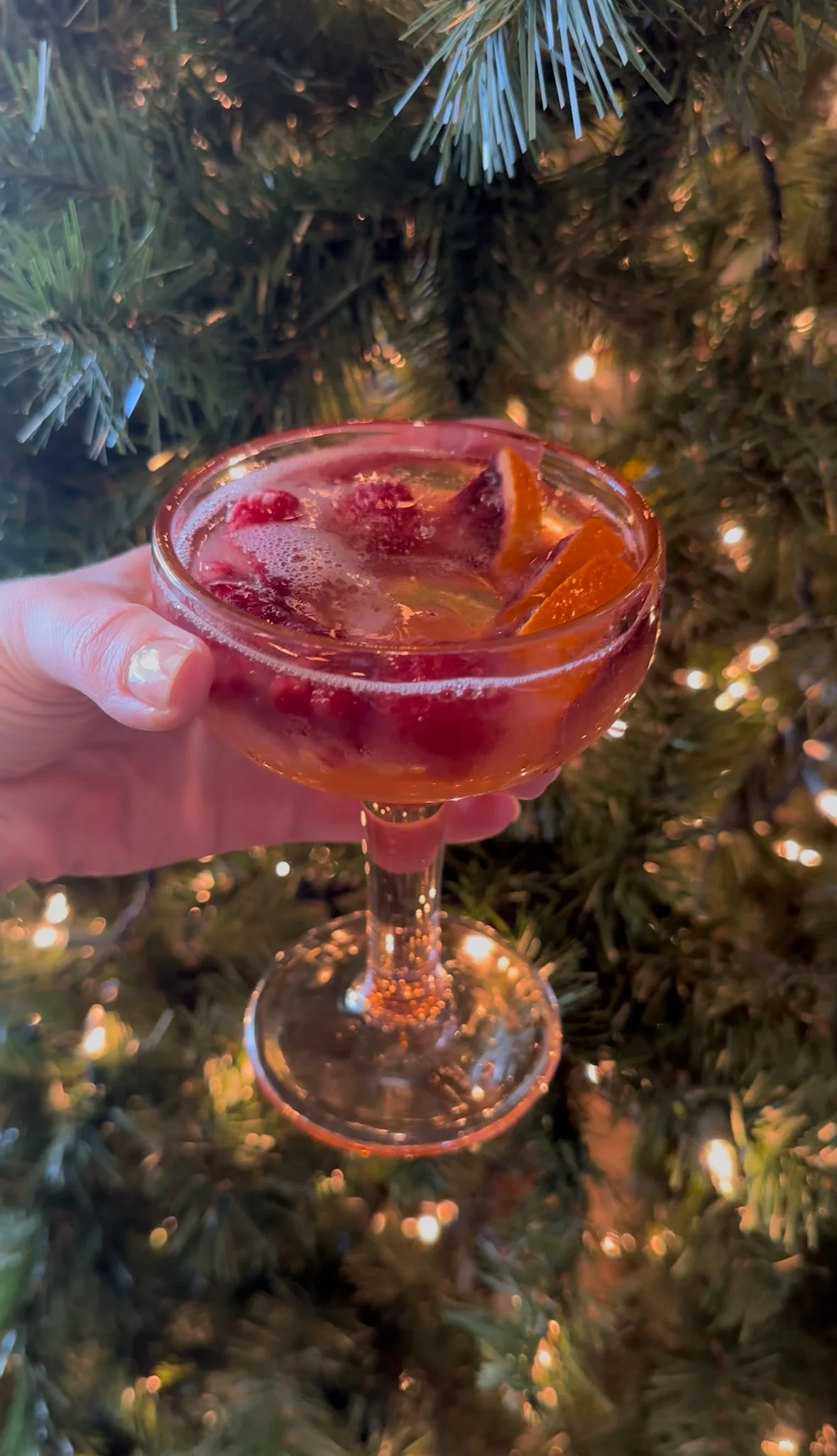 Festive Holiday Drinks: with a Hot Honey Rim