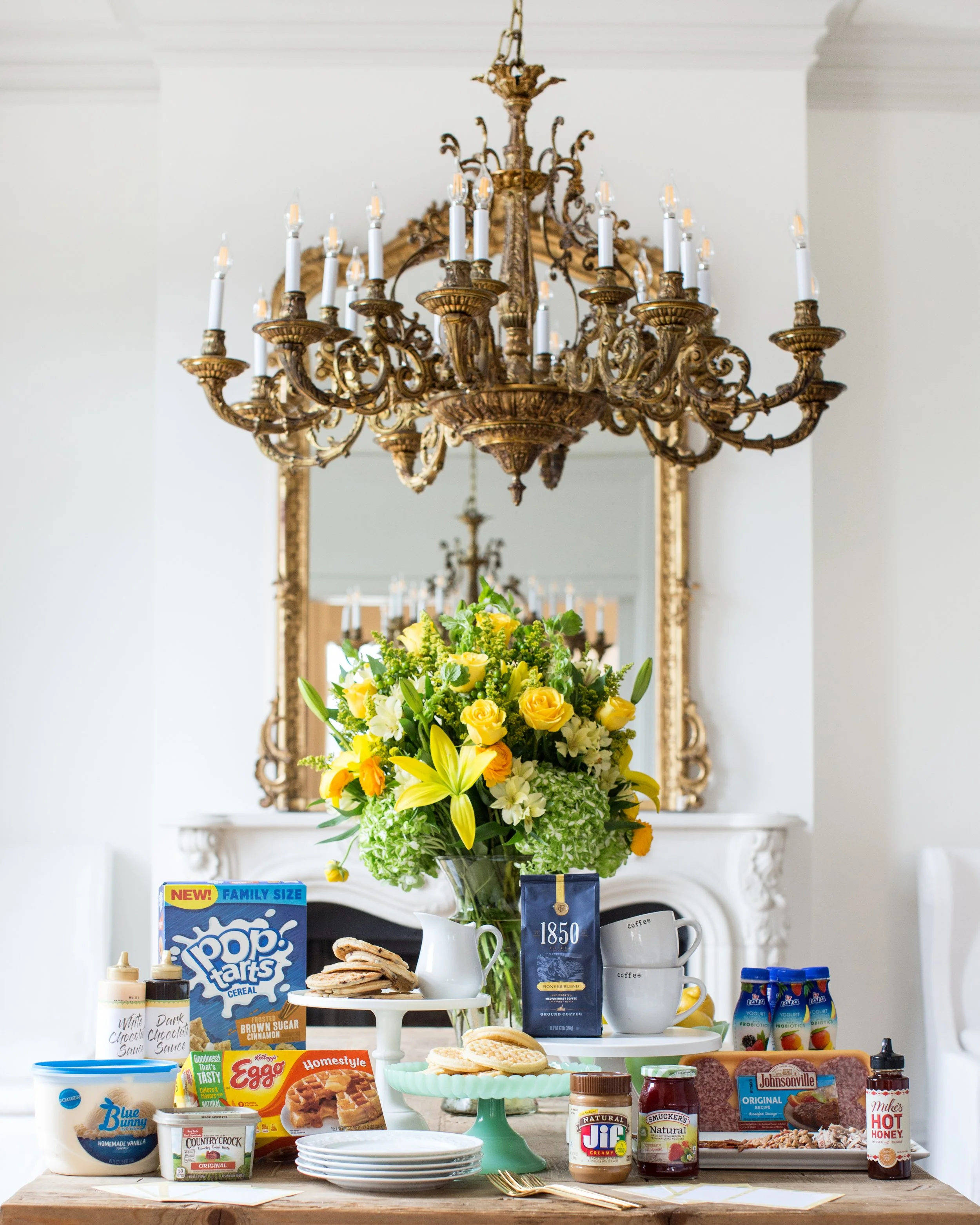 Create a Festive Waffle Bar for the Holidays (Perfect for Overnight Guests)