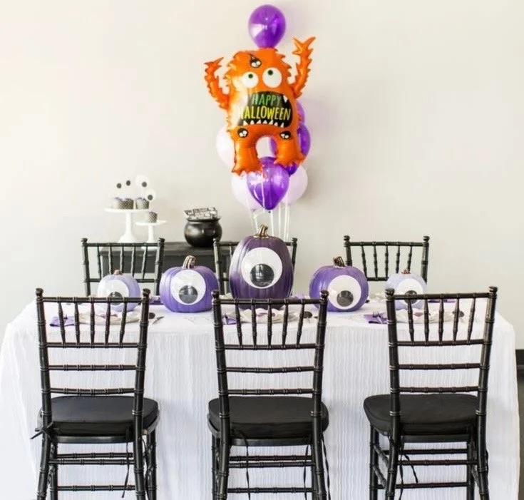 One-Eyed Purple People Eater Kids Halloween Party Ideas: Fun Purple Halloween Decorations &amp; Easy Party Favors