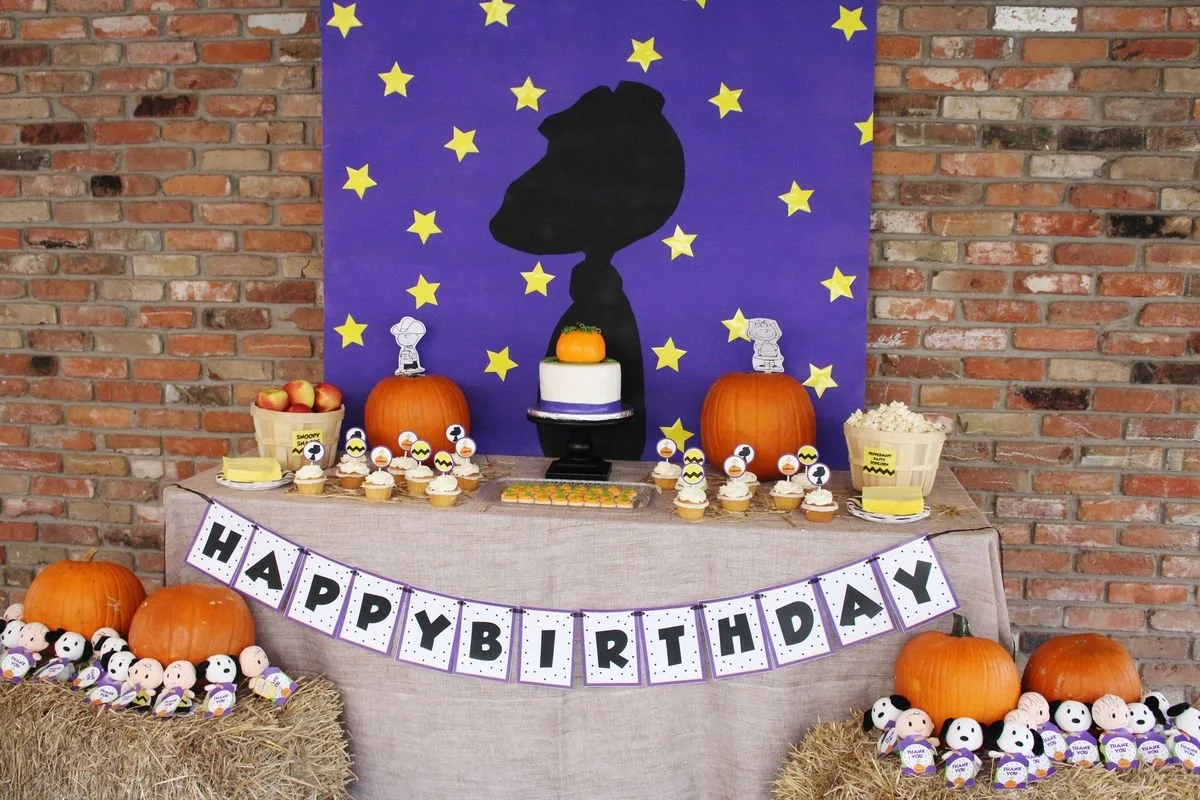 Great Pumpkin Charlie Brown Party Ideas for a Fun Halloween Birthday