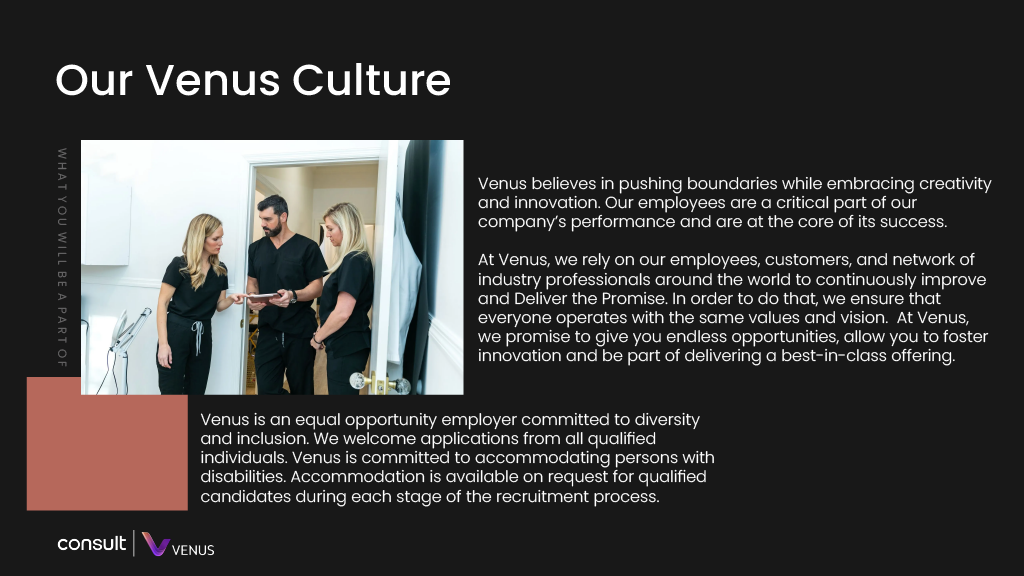 Dual-branded Venus AI job description
