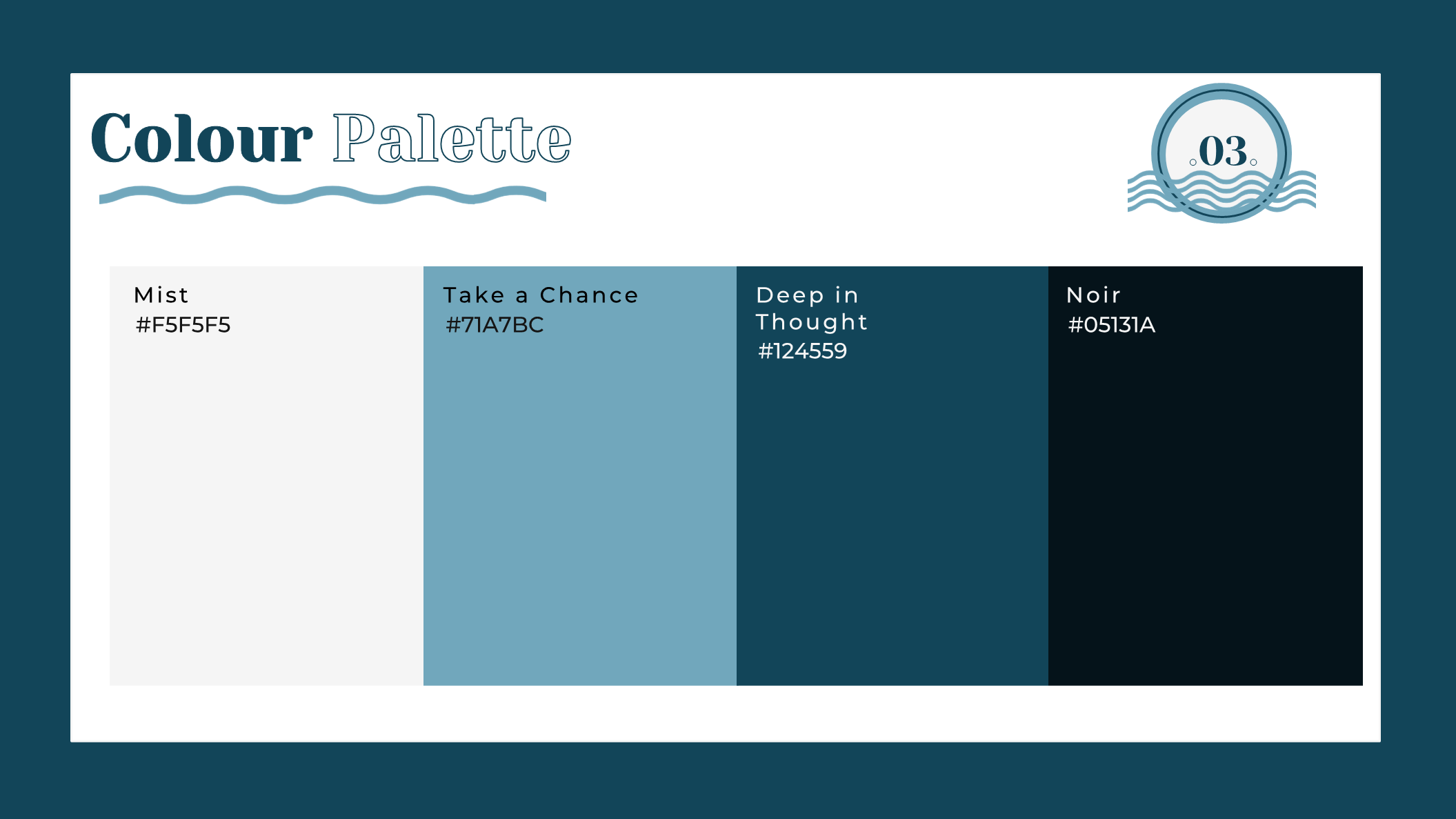 Crew 52 Brand Colour Palette