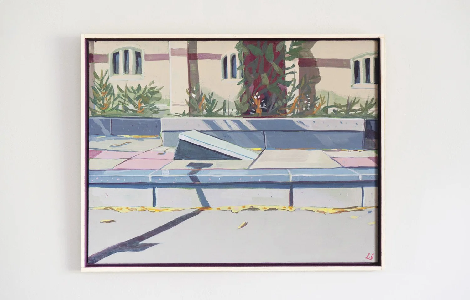 Love Malmö, Gouache on Panel