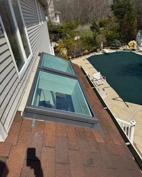 New VELUX skylights installed by The RCG Group.