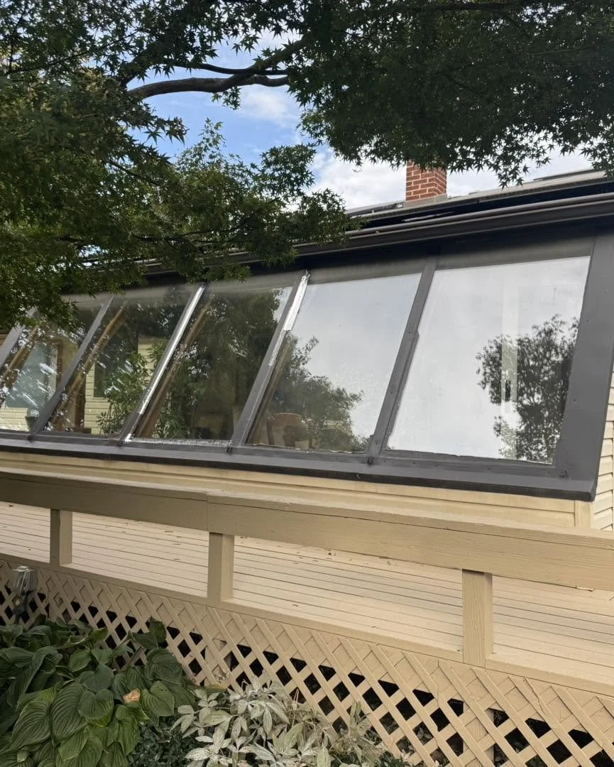 Original skylight area before upgrade