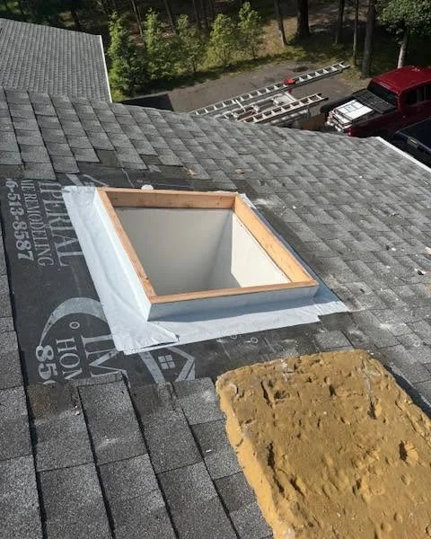 Installation of a new VELUX FCM skylight during a Southampton home upgrade
