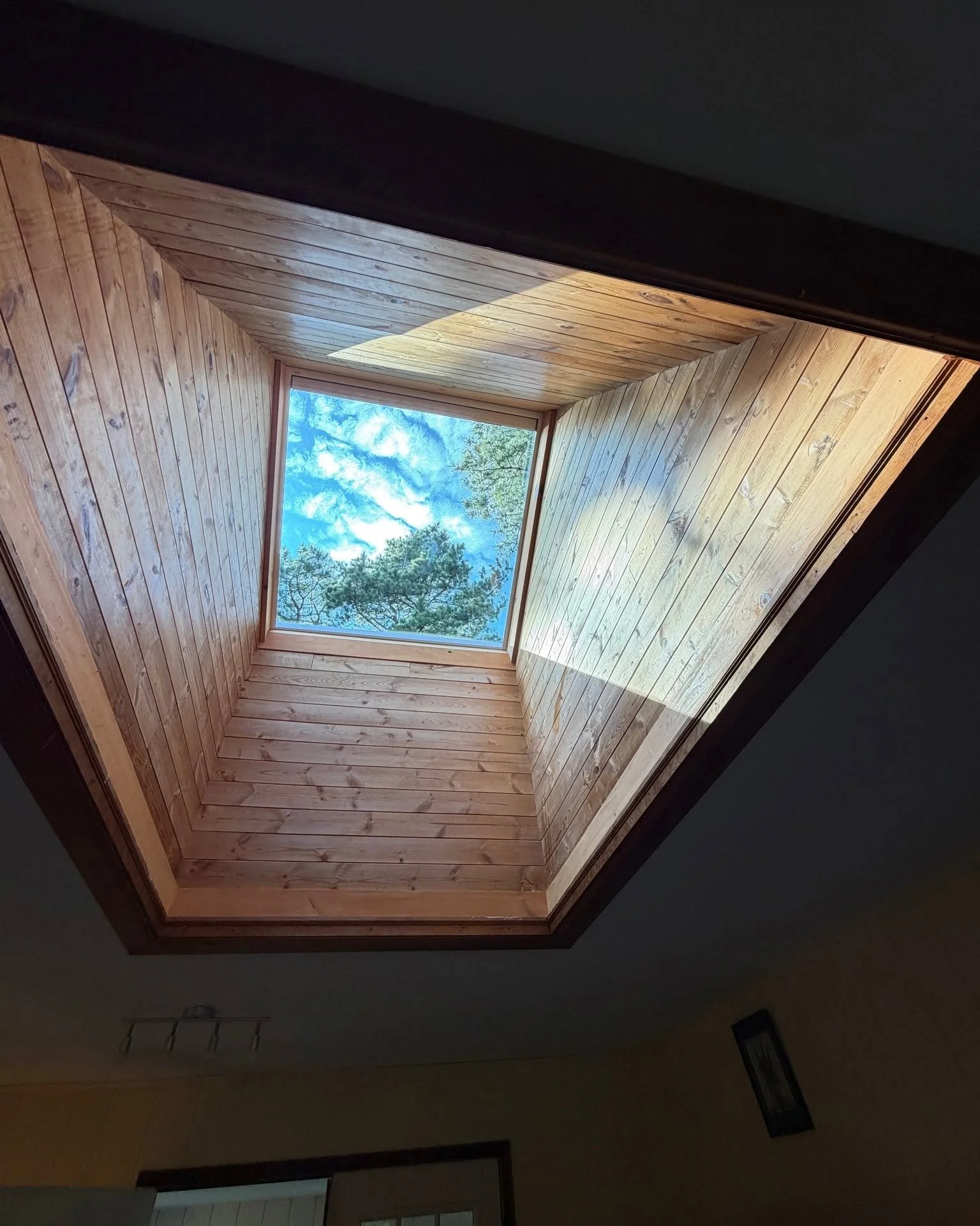New skylight installed to restore natural light in a Berlin home