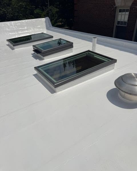 New VELUX skylights and restored roof