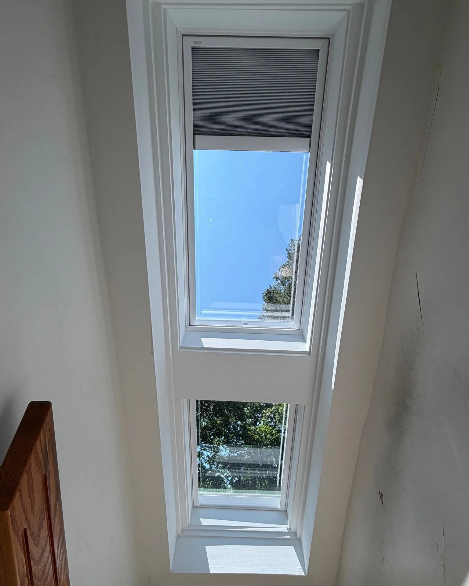 Operable VELUX skylight providing fresh air and improved ventilation