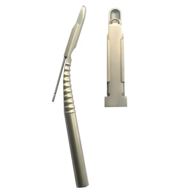 Bone Scraper – Curved with Blade