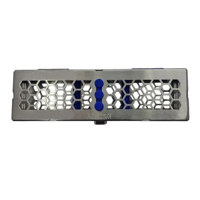 Deep 3 Instrument Sterilisation Cassette Hexagonal