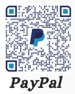PayPal logo with QR code