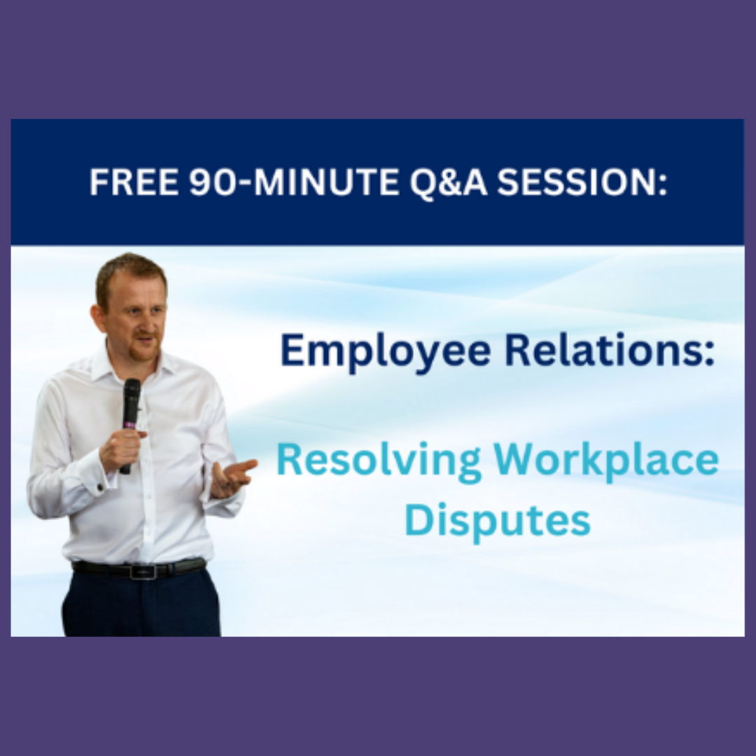 Employee Relations: Resolving Workplace Disputes