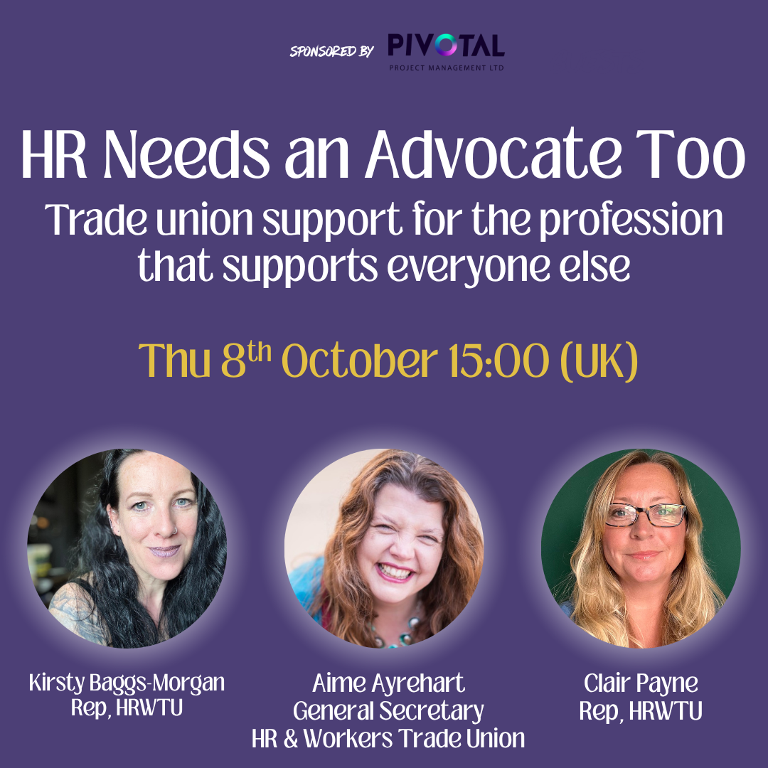 HR Needs an Advocate Too
