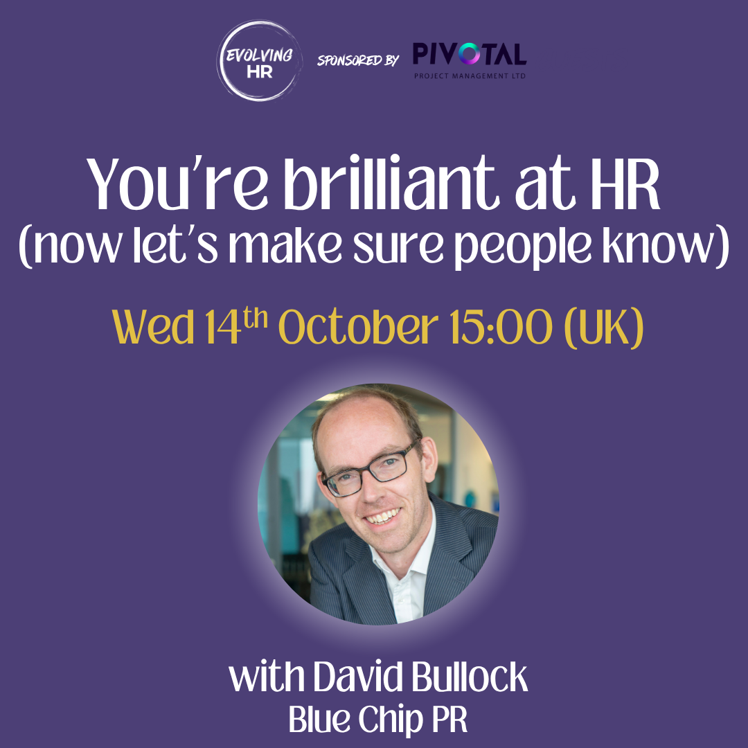 You're brilliant at HR