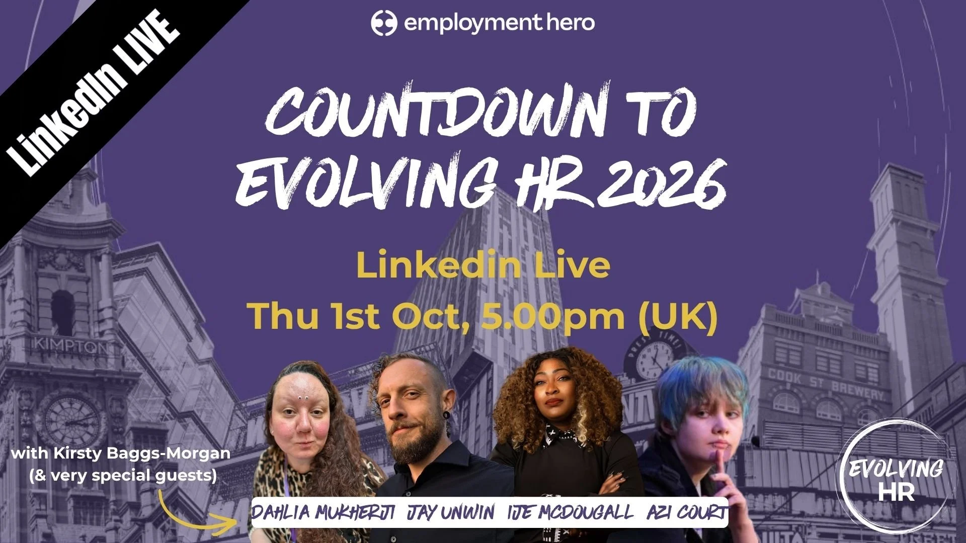 LINKED IN LIVE: Countdown to the Evolving HR Conference