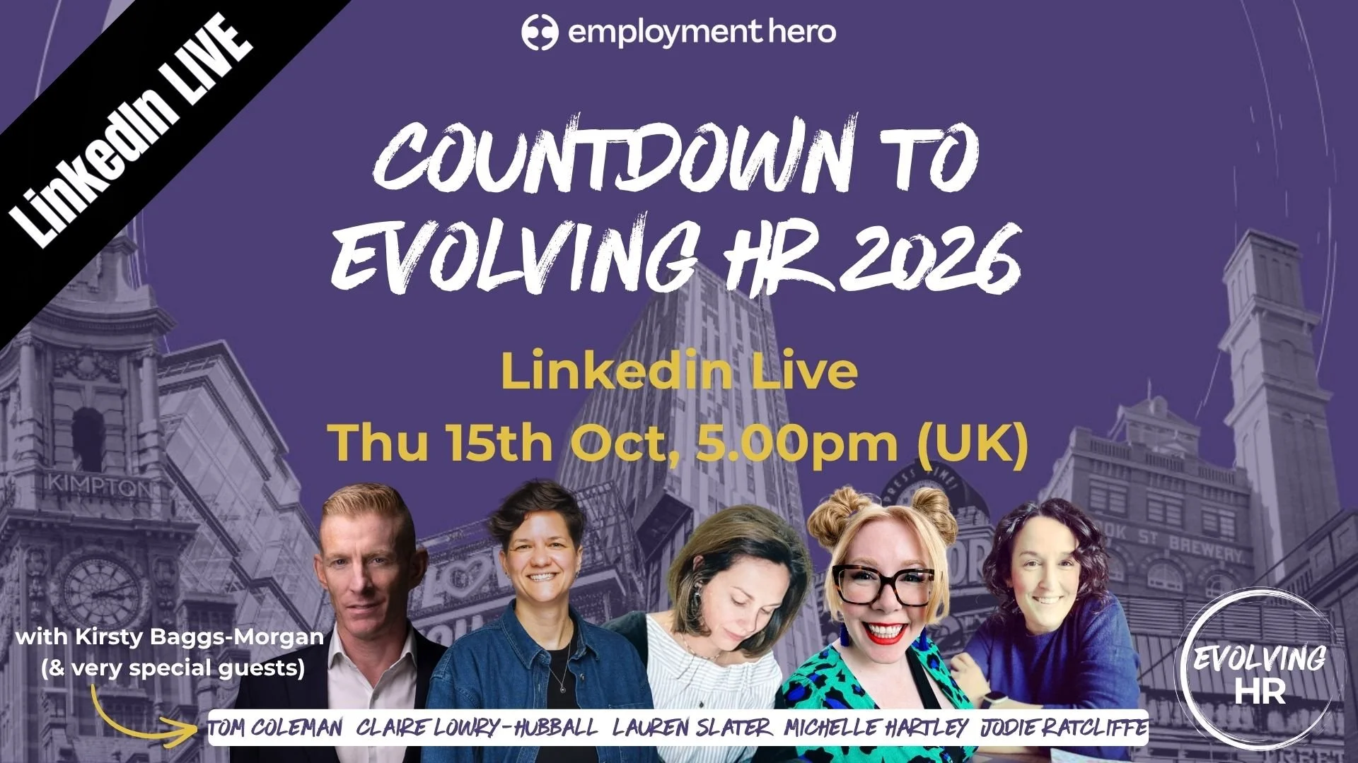LINKED IN LIVE: Countdown to the Evolving HR Conference