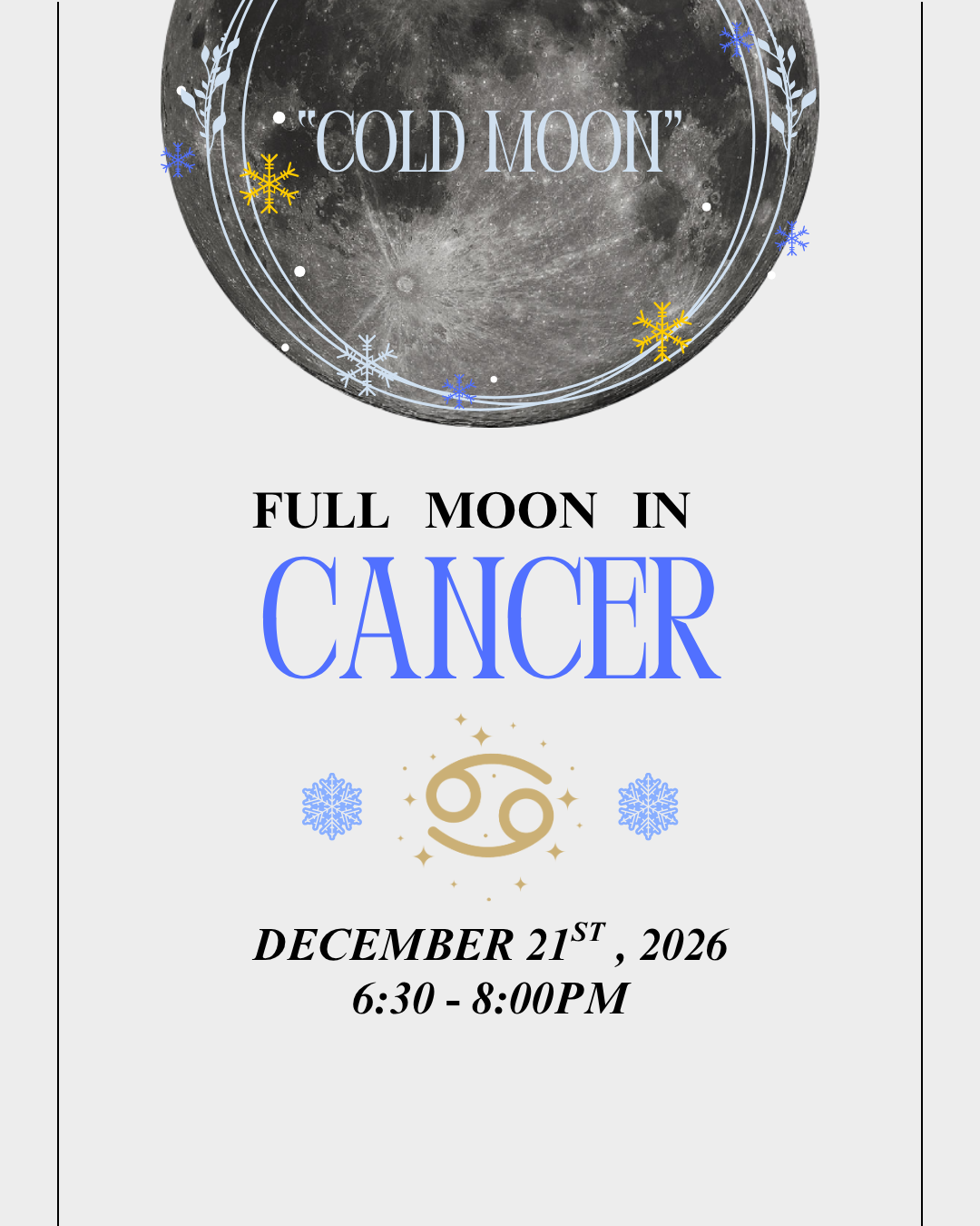 December Full Moon Circle