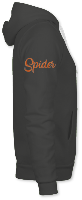 Embroidered name on sleeve