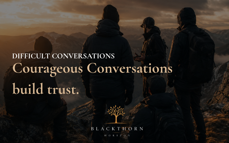 Courageous conversations build trust