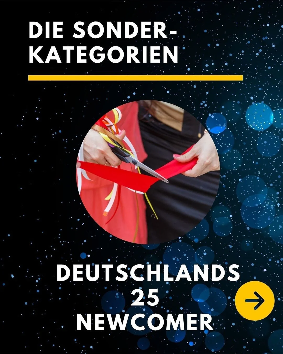 ✨ Und damit sind wir bei der f&uuml;nften und letzten Sonderkategorie: NEWCOMER!

Diese Kategorie feiert Mut, Vision und frische Ideen.

Ausgezeichnet werden Neugr&uuml;ndungen oder Gesch&auml;fts&uuml;bernahmen der letzten drei Jahre, die mit Kreati
