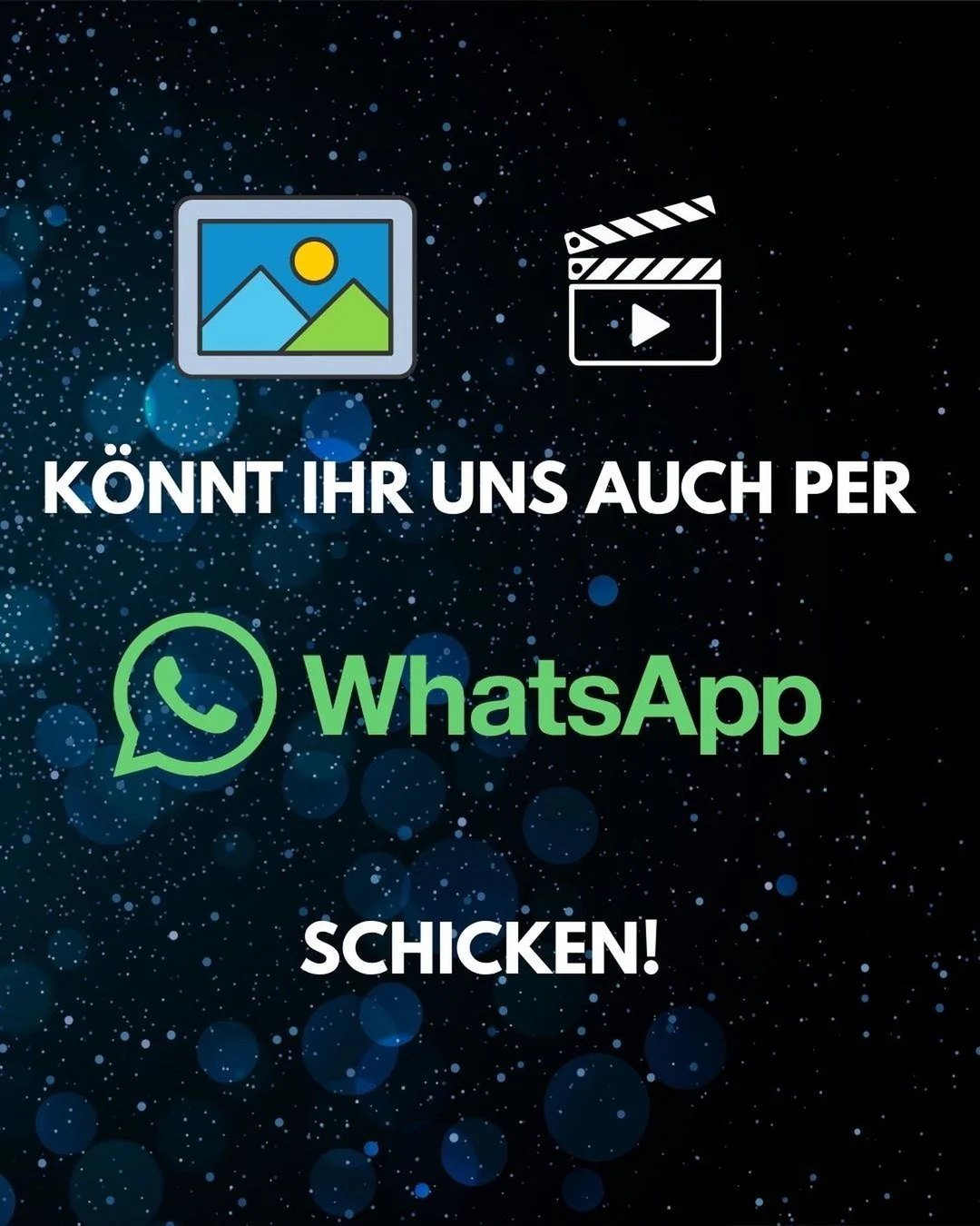 📸🎥 Noch keine perfekten Fotos oder Videos? Kein Problem.

Einige von euch haben uns gesagt,
dass sie f&uuml;r den Fragebogen gerne noch sch&ouml;ne Bilder oder Videos erstellen m&ouml;chten.

Und genau daf&uuml;r wollen wir es euch so einfach wie m
