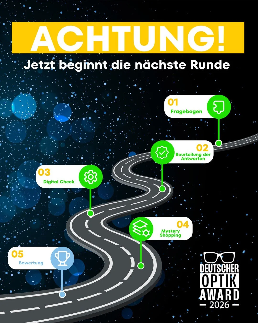 ACHTUNG &ndash; die n&auml;chste Runde startet: Mystery Shopping. ✅

Nach Fragebogen, Beurteilung der Antworten und Digital Check folgt nun der Praxistest: Unangek&uuml;ndigt wird gepr&uuml;ft, wie Beratung, Service und Kundenerlebnis im Alltag wirkl