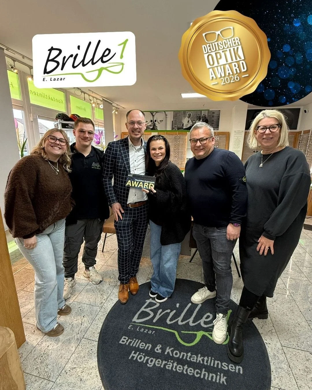 F&uuml;r die Verleihung des Deutschen Optik Award 2026 waren wir pers&ouml;nlich vor Ort &ndash; ein besonderer Anlass, um echtes Handwerk und Leidenschaft zu w&uuml;rdigen 👏

Wir durften die Auszeichnung an Brille1 &uuml;bergeben. Ein mehr als verd