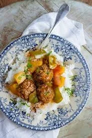 Sweet and Sour Meatballs with Rice.jpg