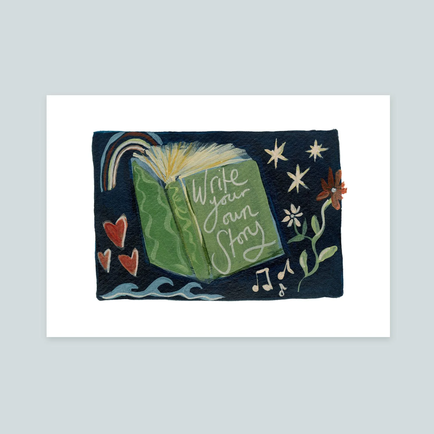 Write your own story: Giclee Print (A5)