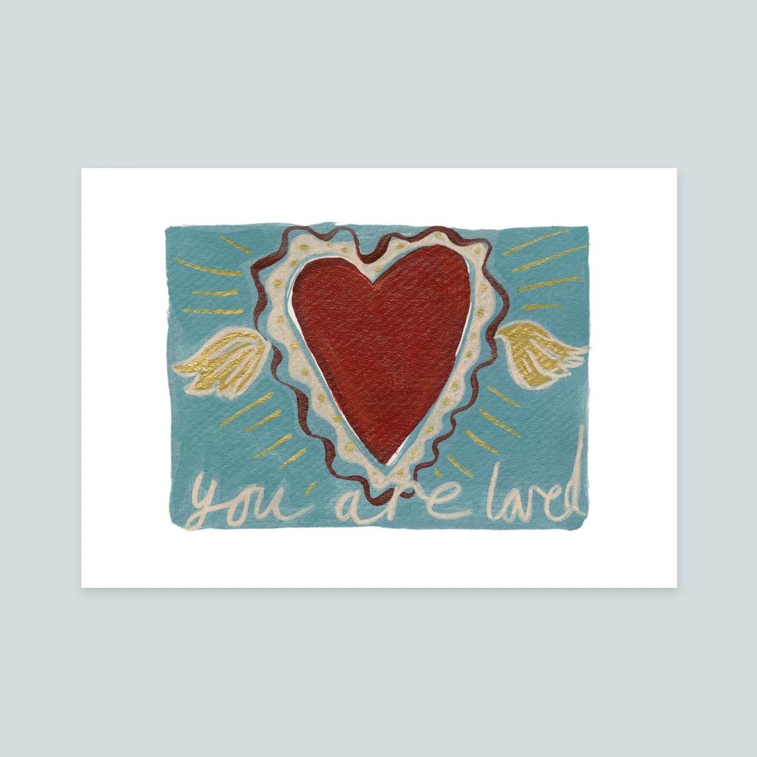 You are loved: Giclee Print (A5)