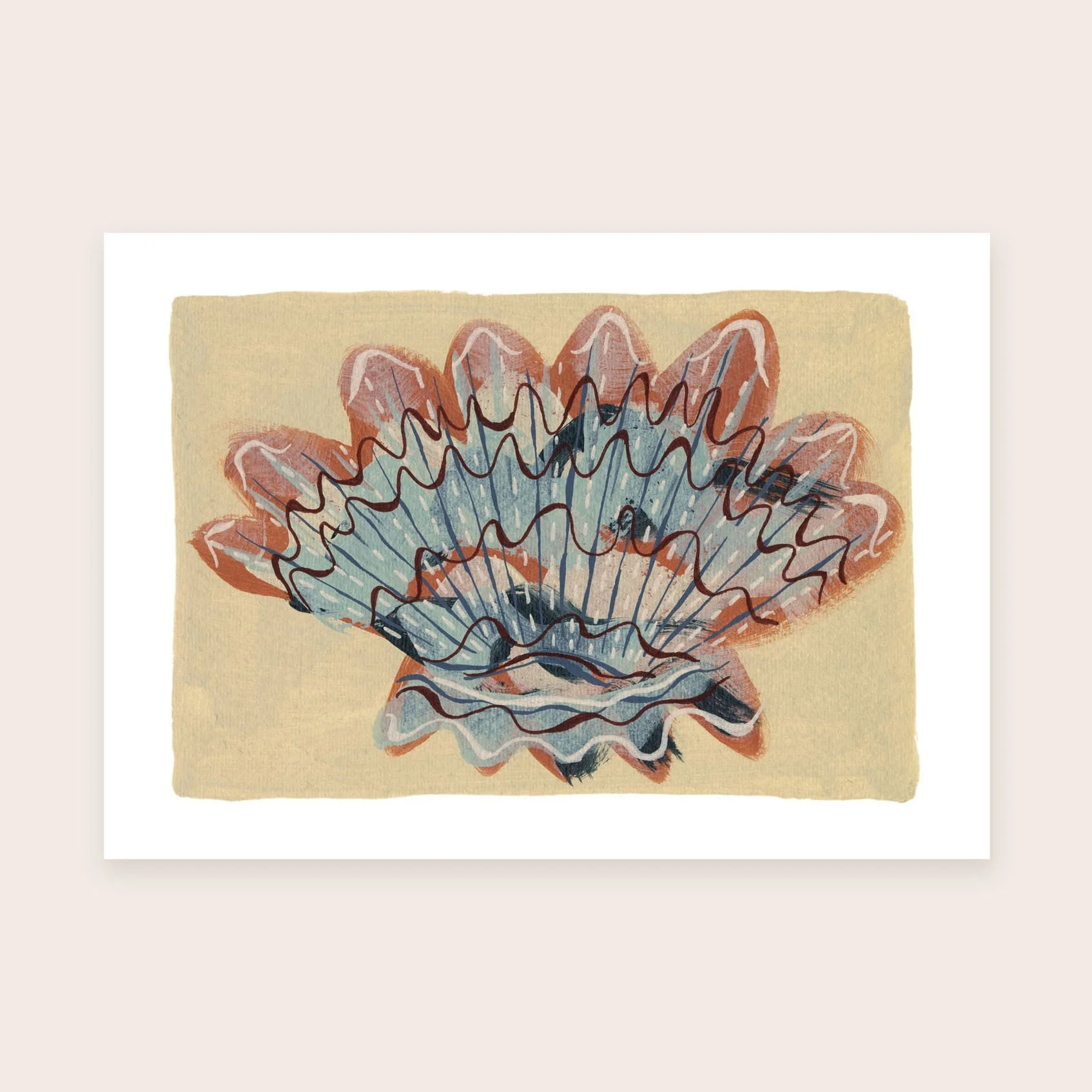 Medium Shell No.01: Giclee Print (A4)