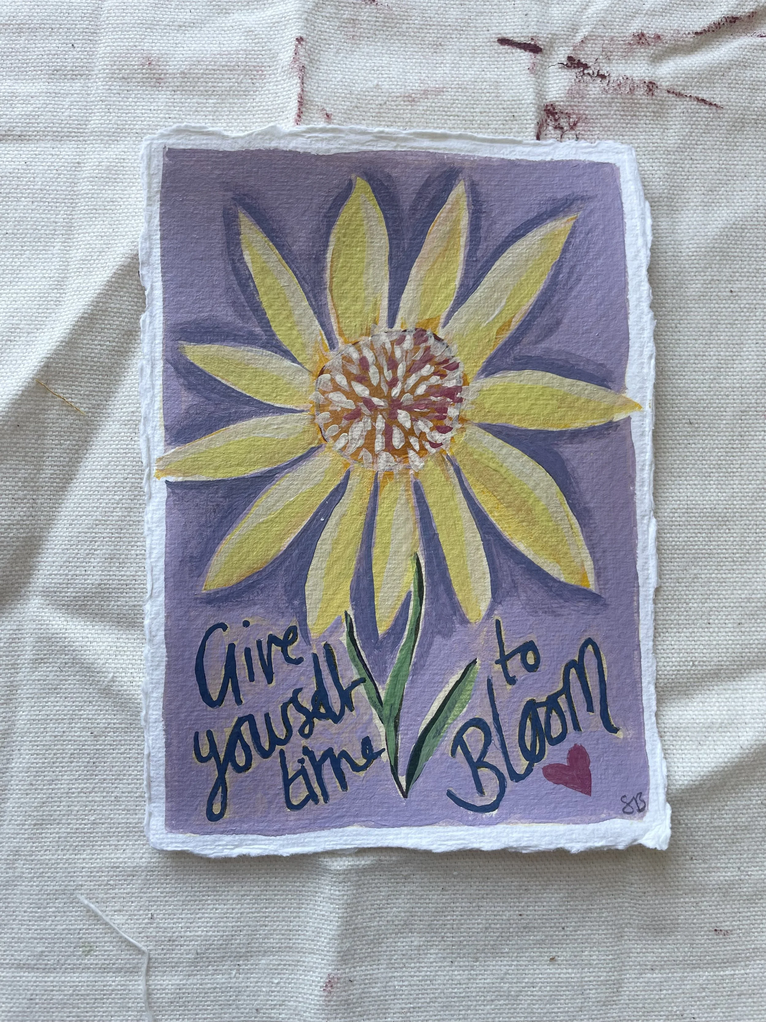 Give Yourself Time to Bloom