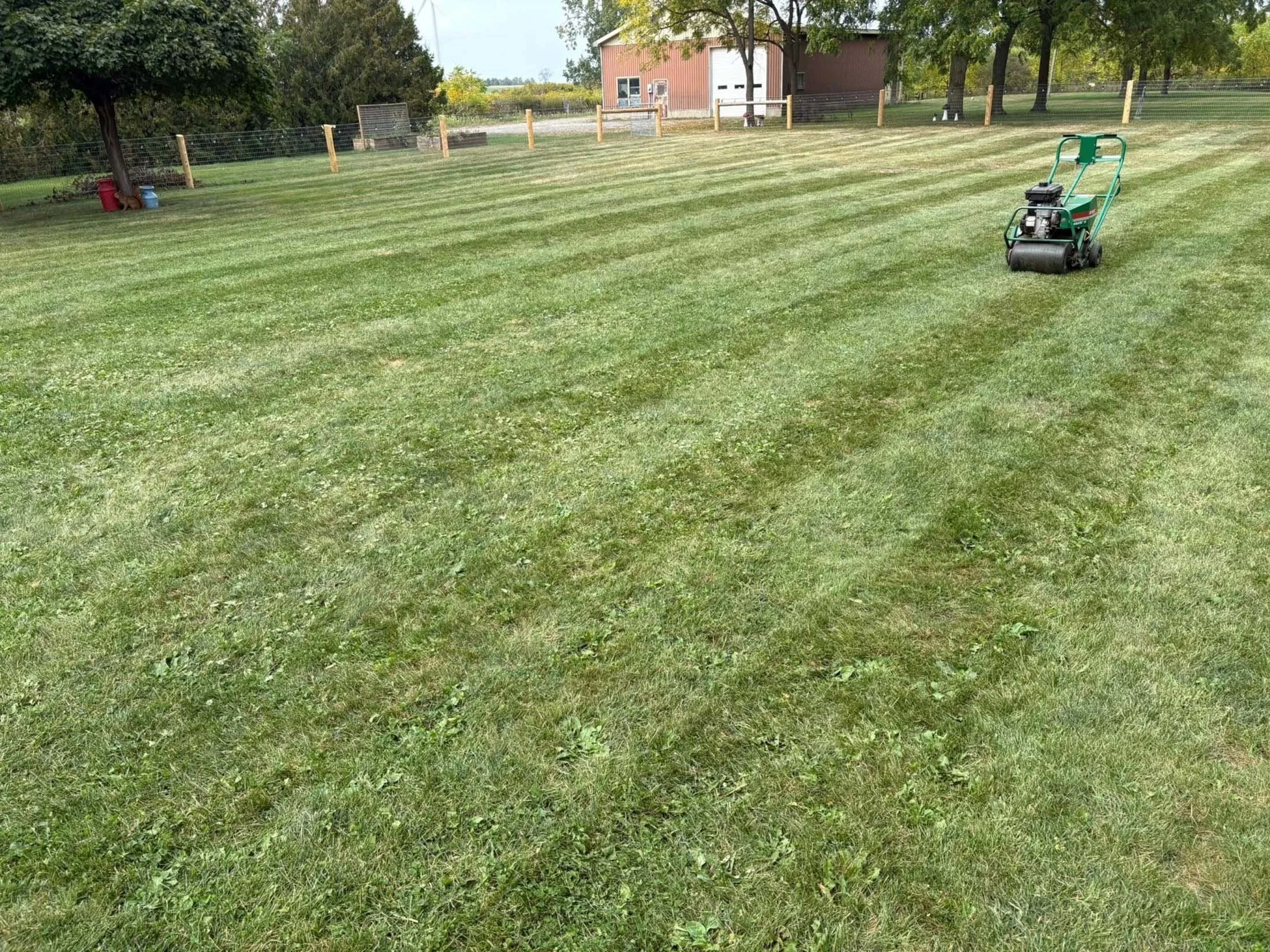 Aeration/Dethatching and Rolling Forest Ontario, CN Property Services