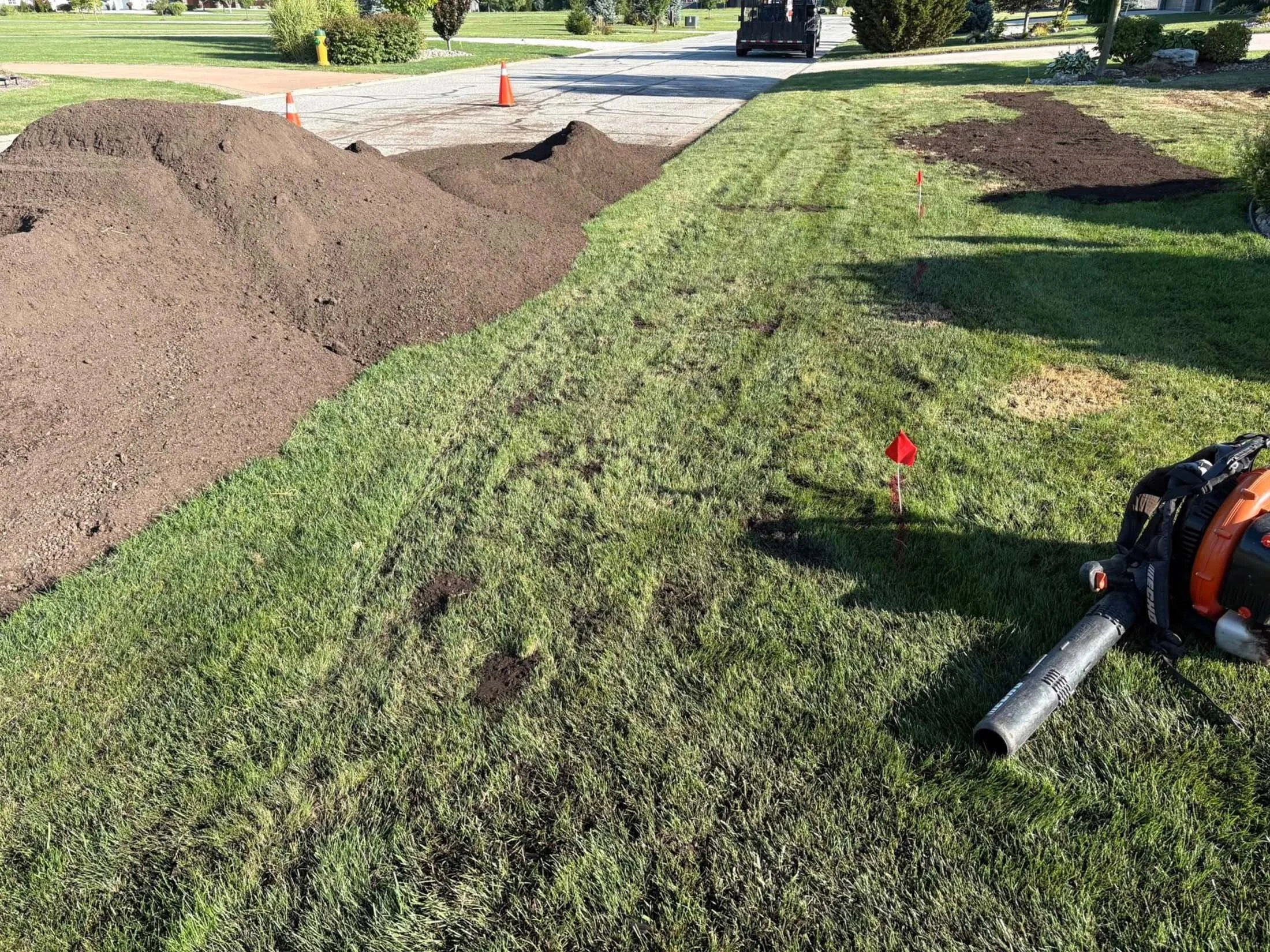 Lawn Top Dressing & Seeding/fertilizing Forest Ontario, Lampton Shores CN Property Service