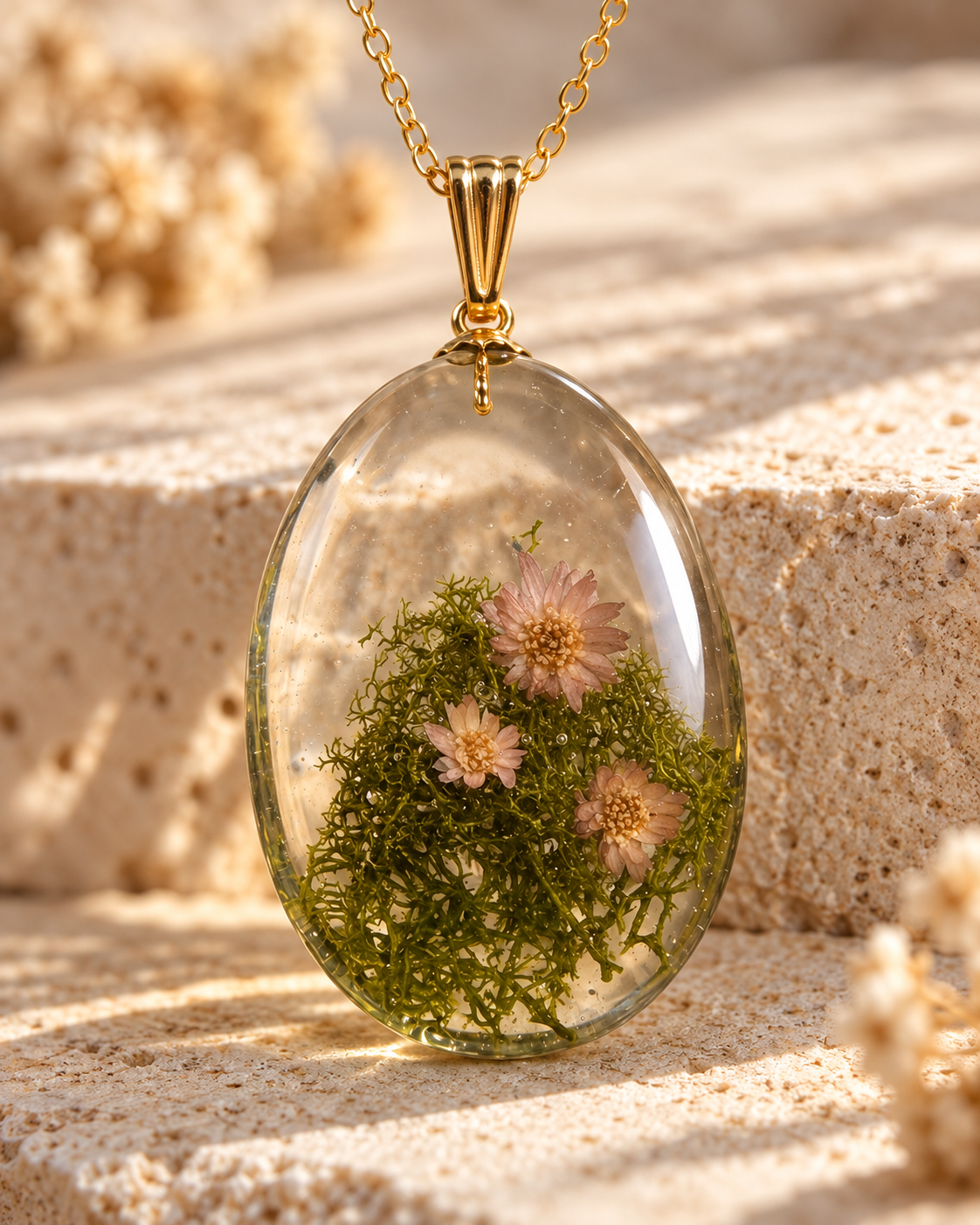 Botanical Resin Pendant in Warm Light.png